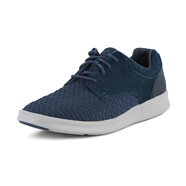 UGG男鞋秋冬歐美時(shí)尚男士編織款拼接系帶休閑鞋低幫鞋1010730集貨 1010730深藍 NWNV 41.5 8.5 歐碼-41/41.5