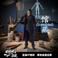 正義聯(lián)盟（JUSTICE LEAGUE）蝙蝠俠小丑周邊正版手辦模型機箱桌面擺件送男生朋友生日禮物雕像 可動(dòng)小丑051希斯萊杰-16cm