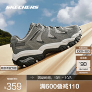 斯凱奇（Skechers）醒山丨戶外鞋男女款春夏透氣徒步鞋防滑耐磨休閑運動 男款/灰色/GRY 40