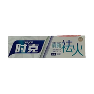 時克益生菌牙粉OHBT澳泊按壓式牙膏祛火薄荷甜馨蜜桃亮白去黃清新口氣 3支時克祛火清新牙膏