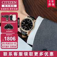 西鐵城（CITIZEN） 西鐵城男表自動機(jī)械表NH8350-雙歷機(jī)械商務(wù)男士腕表禮物送男友 NJ0133-12E 黑盤皮帶