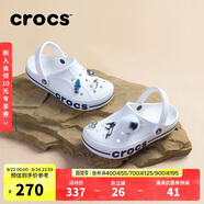 CROCS卡駱馳貝雅卡駱班|205089 白/深藍-126 36/37(220mm) 