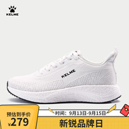 KELME/卡爾美 運動(dòng)鞋男春夏季新款男鞋輕便減震跑鞋女透氣跑步鞋 白色 37