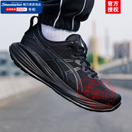 亞瑟士（ASICS）跑鞋男鞋 2025秋新款GEL-CUMULUS 27輕量透氣緩震運動訓(xùn)練跑步鞋 1011B960-003【黑色/黑武士】 43.5 (275mm)