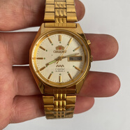 手表二手老理光等全自動機械表原裝已洗油保養(yǎng)走時良好懷舊 老雙獅鍍金3A黃面36毫米表徑