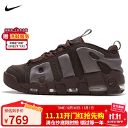 耐克NIKE男子休閑鞋氣墊 AIR MORE UPTEMPO 運動鞋F(xiàn)Z3055-200棕 43