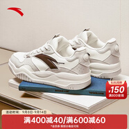 安踏（ANTA）王一博同款波浪鞋丨男鞋板鞋2025學(xué)生時(shí)尚休閑 象牙白/一度灰-3 39