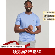 GANT甘特男衫短袖潮牌圓領(lǐng)純棉吸汗中青年t恤藍(lán)色夏季新款2003184-468 藍(lán)色 S (EU)