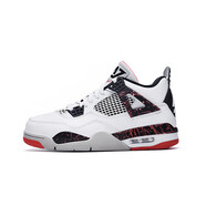 CLENIKEED莆田純原Air 喬4 AJ4 low熱熔巖6休閑運動(dòng)鞋aj13白水泥籃球鞋 高品質(zhì)AJ4熱熔巖白紅 42 高品質(zhì)