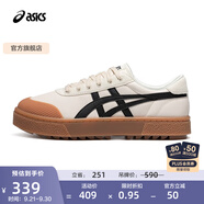 亞瑟士ASICS男鞋休閑鞋運(yùn)動(dòng)復(fù)古板鞋舒適耐磨 COURT TRAIL 米白/黑色205 41.5