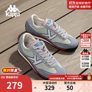 卡帕（Kappa）背靠背運(yùn)動(dòng)鞋男女2025秋季新款輕便跑步鞋休閑德訓(xùn)鞋子K0FY5MM25 奶酪白/銘綠色-0124 37
