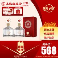 五糧液股份 金碧輝煌 經(jīng)典版 濃香型白酒 52度 500mL*2瓶 送禮宴飲