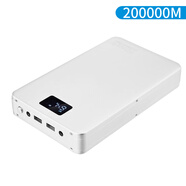 品晟 筆記本充電寶大容量惠普聯(lián)想戴爾電腦通用12v16V19v20v移動(dòng)電源外置功率外雙向快充65W 型號：增強版200000太空銀+逆變器