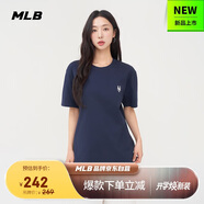 MLB短袖T恤男女時(shí)尚秋季休閑經(jīng)典純色圓領(lǐng)25新款3ATSB0153-09NYS-XL