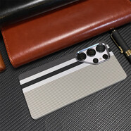 三星（SAMSUNG）【品質(zhì)原裝】適用三星S25Ultra手機殼新款凱夫拉紋理硬殼s24磁吸 【凱夫拉1500D】LF9-英倫-黑白灰條紋-內置 三星Galaxy_S24+