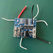 奉希牧田款鋰電池保護板國產(chǎn)電板手割草機電鏈鋸電錘各工具電 21V有帶溫控線(xiàn)3MOS