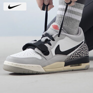 耐克（NIKE）女鞋 Air Jordan Legacy AJ312白綠兔年生肖款氣墊休閑高幫籃球鞋 CD9054-101/大童鞋 36.5