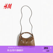 H&M2025秋季新款女士斜挎包1302539 米色/蛇紋