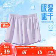 鴻星爾克短褲女夏季女褲運動時尚速干透氣梭織短褲女戶外運動褲三分褲子女