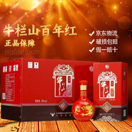 牛欄山 百年紅 濃香型 純糧白酒 送禮自飲 喜宴喜酒 年貨送禮白酒 38度 500mL 6瓶 百年紅10