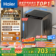 海爾（Haier）波輪洗衣機全自動小型家用10公斤EB100B32Mate1 直驅變頻京東自營家電國家補貼一級能效出租房宿舍