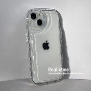 新款氣墊波浪蘋(píng)果16promax手機殼適用15plus14防摔131211氣囊橢圓 橢圓【透明】氣墊波浪 蘋(píng)果6s