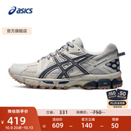 亞瑟士ASICS女鞋透氣跑步鞋耐磨緩震運動鞋越野跑鞋 GEL-KAHANA 8 灰色/藍(lán)色 37.5