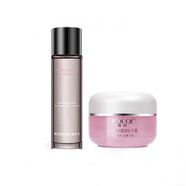 蔻琦修護(hù)三件套水乳多肽舒護(hù)精華液修護(hù)霜護(hù)膚品套裝【刮碼發(fā)貨】 精華水+粒子霜