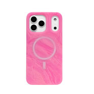 中掌柜CLICHE手機殼17PROMAX軟硅膠磁吸時(shí)尚新款全包邊防摔個(gè)性環(huán)保小眾蘋(píng)果15大理石紋理原創(chuàng  ) 粉色紋理磁吸硅膠殼 iPhone17ProMax