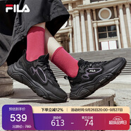 FILA 斐樂官方MARS 1S+女鞋復(fù)古運(yùn)動鞋2025年跑步鞋火星鞋