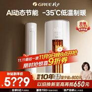 格力2匹 云佳Pro 新1級變頻冷暖 客廳立式柜機 AI節(jié)能省電舒適風冷酷外機空調 KFR-50LW/NhMa1BG 補貼