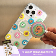PopSockets【夏日友達號·手機殼】泡泡騷x1107吐舌小狗聯(lián)名系列手機保護防摔蘋果17ProMax手機保護套手機殼 輕松小狗波點 iPhone 16 Pro Max