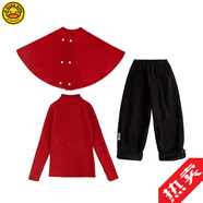G.duck2025新款秋冬時(shí)尚女童洋氣蝙蝠衫打底衫休閑褲百搭 三件套 110 cm