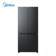 美的（Midea）真香系列60cm薄501十字四開(kāi)門(mén)一級變頻風(fēng)冷無(wú)霜國家補貼以舊換新家用大容量電冰箱BCD-501WSPM(Q)