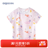 aqpa【135g新疆棉】兒童短袖T恤純棉上衣春夏寶寶衣服內搭打底萌 萌兔奇緣 73