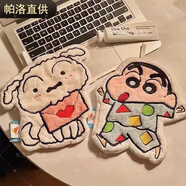 搽手巾掛巾蠟筆小新擦手巾掛式可愛(ài)超強吸水加厚擦手布衛生間廚房 睡衣小新+信封小白 1條