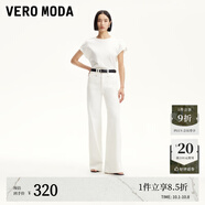 VEROMODA【超模褲】牛仔褲女2025新款原色高腰神褲直筒喇叭褲秋季女褲子 白牛仔色-B XL