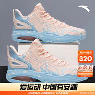 安踏KT3 team｜籃球鞋男秋冬季湯普森防滑減震男戶外實戰(zhàn)比賽運動鞋子 【KT3 TEAM 2】粉/瀑布藍-4 42