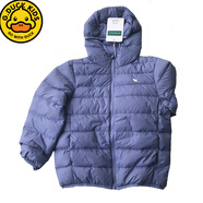 迪士尼（Disney）2024新款兒童輕薄羽絨服大小男童女童韓版短款連帽90鴨絨專(zhuān)柜同款 淡藍色 110 CM 建議拍大一碼
