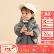 巴拉巴拉嬰兒羽絨服男童冬季女童短款外套造型2024可愛(ài)洋氣萌208424107234