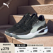 彪馬（PUMA）【趙繼偉同款】緩震防滑網(wǎng)面透氣實(shí)戰(zhàn)籃球鞋男女輕便運(yùn)動(dòng)鞋195660 黑色-白-06 40