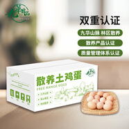 九華糧品散養(yǎng)土雞蛋40枚 凈重3斤 農(nóng)家柴雞蛋 笨雞蛋 月子蛋