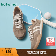 熱風(fēng)（Hotwind）德訓(xùn)鞋男鞋2025年春季新款時尚平底休閑板鞋舒適運動鞋小白鞋男 07綠色 (常規(guī)款H14M25521) 42 260mm