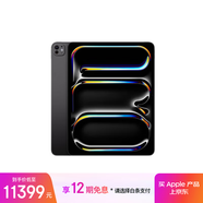 Apple/蘋(píng)果 iPad Pro13英寸M4芯片 2024年新款平板電腦(512G WLAN版/MVX43CH/A)深空黑色