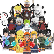 方橙火影忍者曉組織旋渦鳴人波風(fēng)水門(mén)宇智波斑兒童拼裝積木人仔玩具 BR624火影忍者16款 無(wú)規格