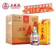 五糧液股份 五糧春 濃香型四川宜賓白酒糧食酒 45度 500mL 6瓶 整箱裝（含禮袋）