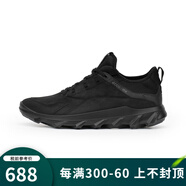 愛(ài)步（ECCO）【JD物流】 MX M 運動(dòng)鞋男防滑舒適透氣休閑鞋跑步鞋 驅動(dòng) 02001-黑色 44