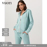 VUORI Halo 25秋季新品女士拉鏈連帽健身衛(wèi)衣外套 運動休閑 VW268 漣霧麻青/Sea Spray Heather S 160
