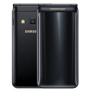 三星（SAMSUNG）Galaxy Folder2 SM-G1650移動(dòng)4G 翻蓋按鍵智慧型手機G1600雙卡老人手機 G1650黑色