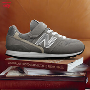 NEW BALANCE nb童鞋小中童0-7歲經(jīng)典拼接透氣舒適防滑休閑軟底跑步運動(dòng)鞋996 灰色996GR3 32 （腳長(cháng)19cm）